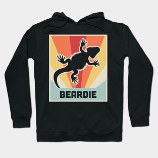 BEARDIE - Cute 70s Vintage Bearded Dragon Hoodie